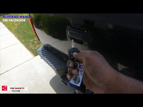 POP & LOCK TAILGTE LOCK INSTALL 2012 F350 CREW CAB DUALLY Link in description below