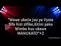 MANUKATO COVER (FANUEL SEDEKIA) By Dhabihu za Sifa. lyrics Video