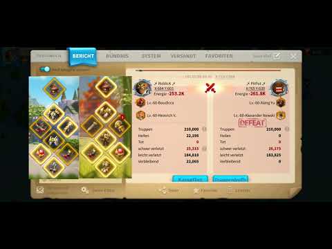 Rise of Kingdoms ~ Boudicca/Henry Test