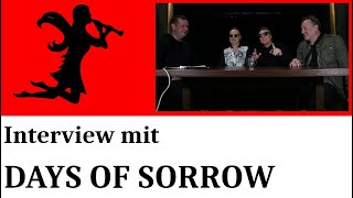 DAYS OF SORROW Interview beim Dark Skies Over Witten VII, 24. März 2023, by Nightshade TV