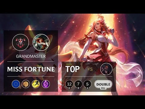 Miss Fortune Top vs Lucian - EUW Grandmaster Patch 10.1