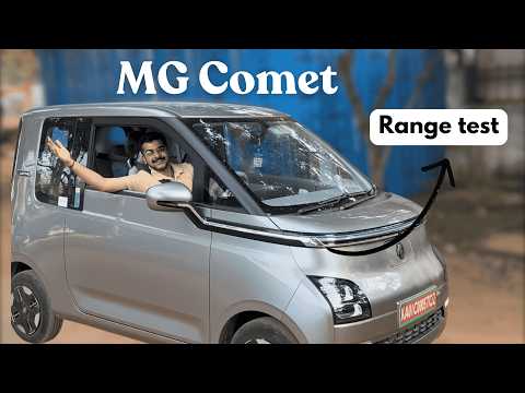 MG Comet EV Real Range Test 230km Claimed vs Reality!