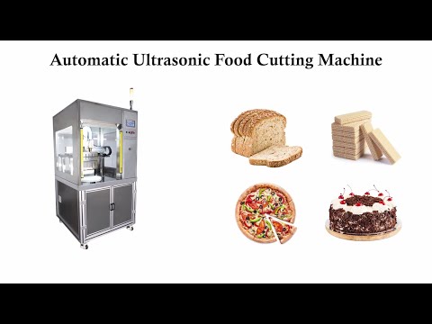 Automatic Ultrasonic Food Cutting Machine For Round And Rectangular Food