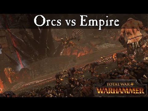 Greenskins vs Empire - ESL Tournament R2G1 - The Prussian Prince vs Schmuck - Total War Warhammer
