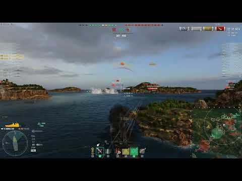 Gibraltar 7 Kills, 185k Dmg, Conf, HC, Dreadnought | World of Warships Replay
