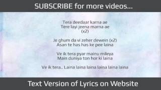 Ik Tera Pyar LYRICS | Master Saleem &amp; Rishi Rich