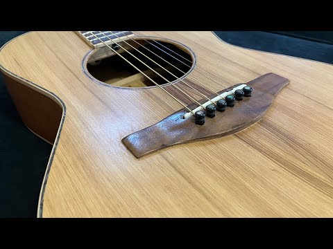 Acoustic Guitar build from reclaimed lumber