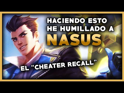 👉HOW TO APPLY THE "CHEATER RECALL" TO WIN IN TOP - JAYCE VS NASUS