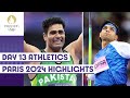 Nadeem Breaks Olympic Record And Wins Neeraj Wins In Men S Javelin On Day 13 Paris 2024