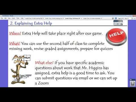 Slides from lesson on September 2, 2020