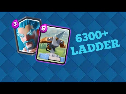 6300+ TROPHY PUSHING WITH ICE-BOW - CLASH ROYALE