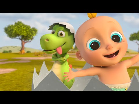 Zigaloo Dance - Johny & Dino Fun  | LooLoo Kids Nursery Rhymes