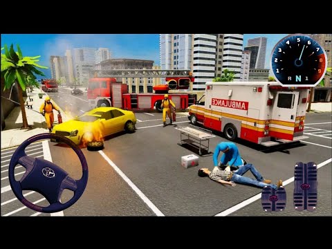 911 Emergency Rescue Service || Firefighter , Doctor and Policeman Game || Android Gameplay #1