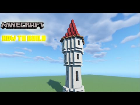 Minecraft | How to build a witch tower in minecraft | Simple