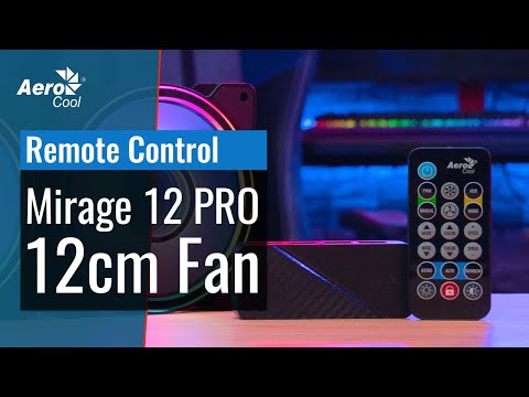 Ventiliatoriai - Aerocool Mirage 12 ARGB Pro 12 cm Juodi video