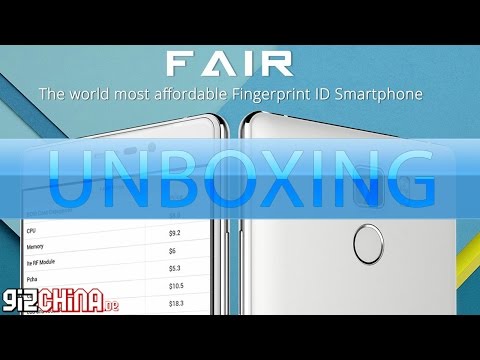 UMi Fair Unboxing - Allegedly the world cheapest fingerprint scanner phone