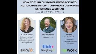 How to turn customer feedback into actionable insight to improve custo