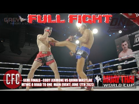 Cody Jerome vs Quinn Wasylak  | MTWC 8 ROAD TO ONE SEMI FINALS #onechampionship #muaythai #fight