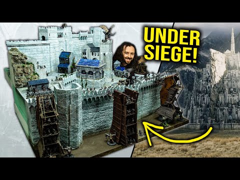 Minas Tirith Under Siege! | MASSIVE Lord of the Rings Warhammer Battle Report