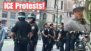Live Anti- ICE Protests Breakout in NYC!