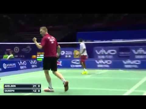 2015 VIVO Sudirman Cup Day 1 DEN ENGMS Viktor Axelsen vs Rajiv Ouseph