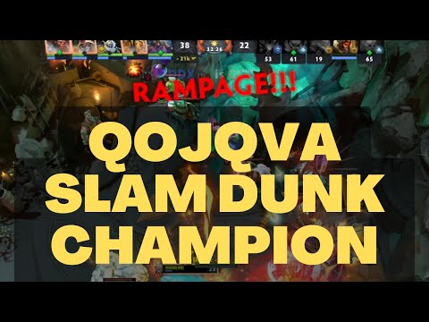 Qojqva Axe Rampage with 5 Slam Dunkx!! 😎🔥 #dota2 #cullingblade