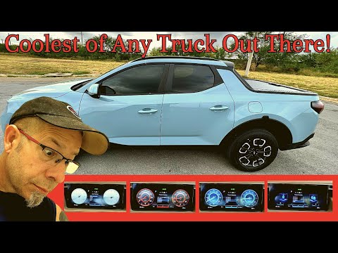 Hyundai Santa Cruz Has The Coolest Gauge Cluster Of Any Truck Out There