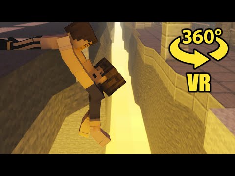 EARTHQUAKE 360/VR Video - Minecraft Animation