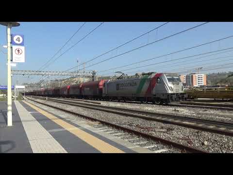 E494.552 RAILPOOL di LocoItalia con SHIMMNS ed EAOS [TERNI - ROMA SM.], in transito a Monterotondo!