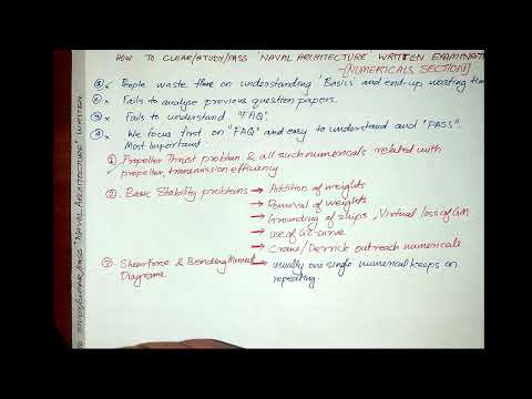 MEO Class 2 - Naval Architecture