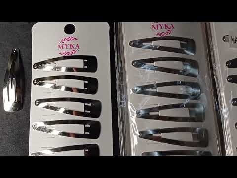 CARTELA TIC TAC COM 12UN METAL PRATA 5,5 CM