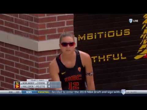 Beach Volleyball: USC 5, LBSU 0 - Highlights 4/11/2019