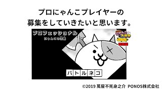 プロにゃんこ(大戦争？)プレイヤーを知人が募集してた