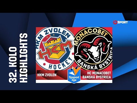 32. kolo: HKM Zvolen – HC MONACObet Banská Bystrica 2:5 (1:2, 1:2, 0:1)