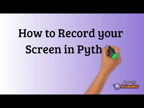 Creating A Screen Recorder Using Python Programming Language Python For Beginners