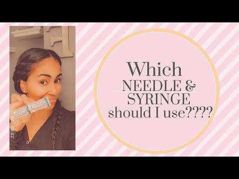 How to choose the correct needle & syringe?