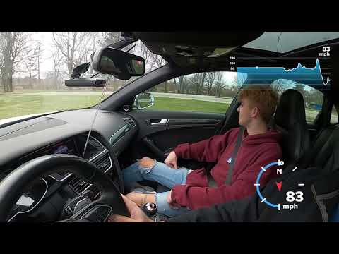 Audi S4 Single Pulley Launch Reaction