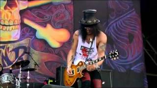 Guns N Roses Slash - Sweet Child O&#39; Mine - @ Glastonbury Live Concert 2010.flv