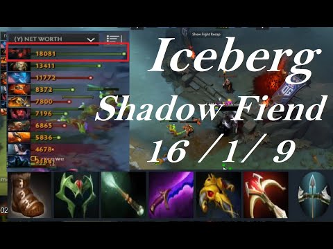 Iceberg Shadow Fiend - solo kill - FlyToMoon vs OG Full Game3 - Dota2