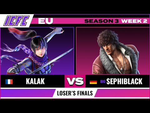 Kalak (Kunimitsu) vs BIG Sephiblack (Miguel) ICFC EU: Season 3 Week 2 - Losers Finals