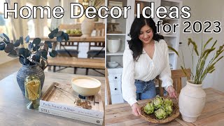 HOME DECOR IDEAS FOR 2023 | Decorate with me for the New Year | Neutral Home Decor Ideas ✨