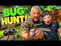 Caleb S GIANT Bug Hunt Finding REAL Bugs And A Snake