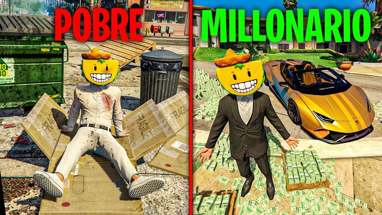 PASO DE POBRE A MILLONARIO EN UN DÍA - GTA 5 ONLINE