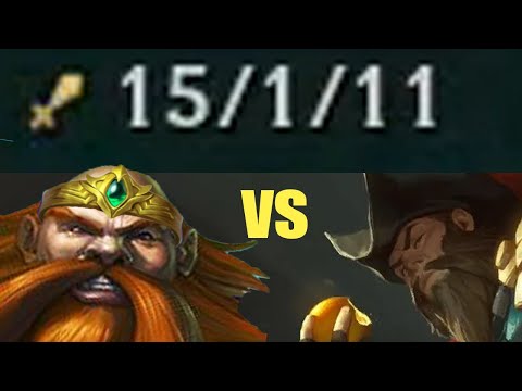 MASTER AP Gragas vs Gangplank - Got ONE lead and made him INT... UN-INTENTIONALLY.