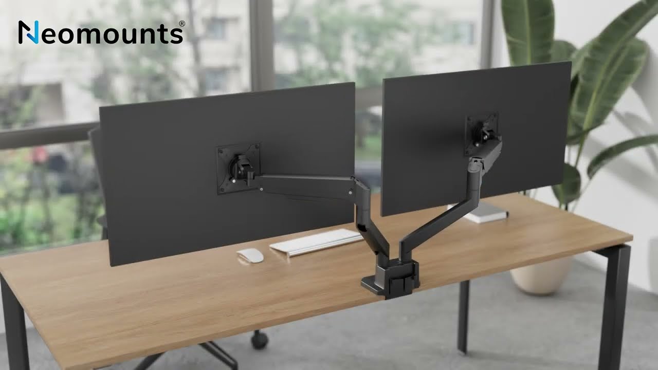 Neomounts DS70-250BL2 en acción