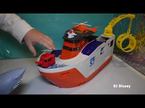 Matchbox Car-Go Shark Ship - Marine Rescue Shark Ship Toy Review