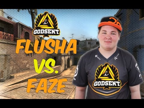 flusha |GODSENT| 1440p@60fps POV | 33/13  vs. FaZe | de_mirage