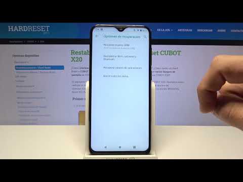 Cómo restablecer ajustes de aplicaciones en CUBOT x20