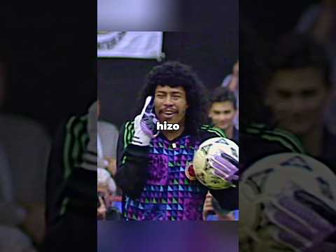 La atajada imposible de Higuita 🦂 #futbol #RenéHiguita #Escorpión #Colombia #Inglaterra #Wembley