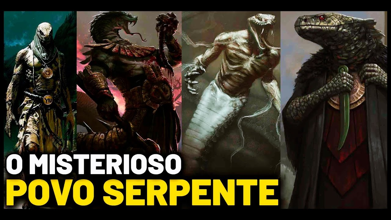 O MISTERIOSO POVO SERPENTE - MITOLOGIA LOVECRAFT